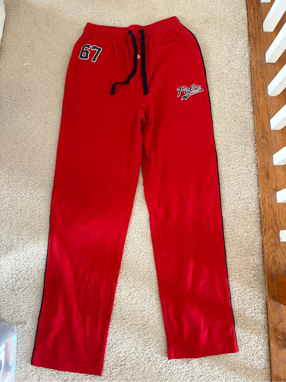 NEW Polo by Ralph Lauren Red Men's Casual Lounge Pants